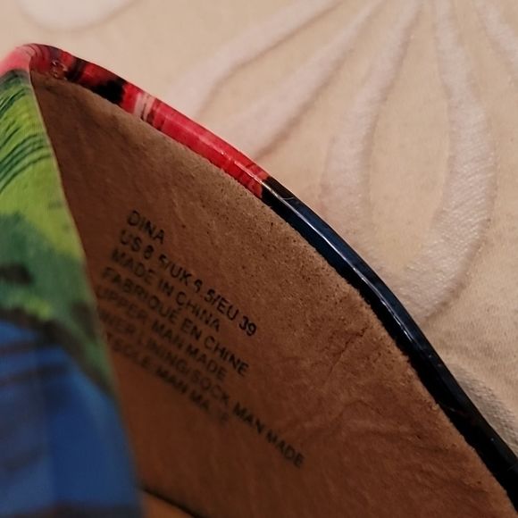 JustFab Dina Floral Print Heels - Picture 15 of 15